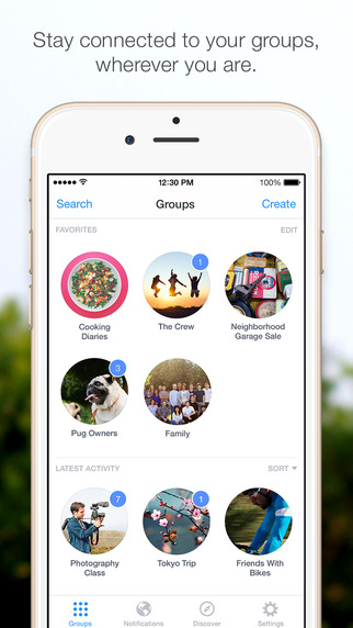 Facebook Groups for iOS