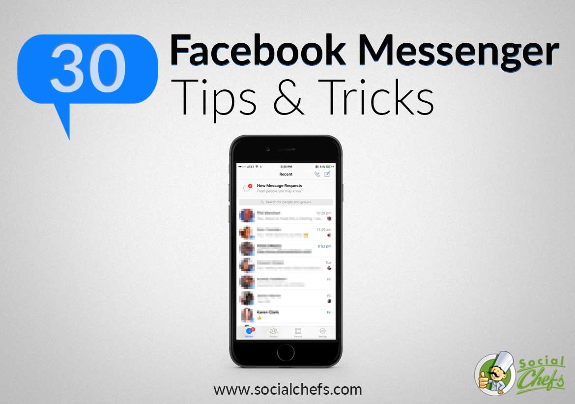 30 Facebook Messenger Tips And Tricks Social Chefs 30 Facebook Messenger Tips And Tricks Social Chefs