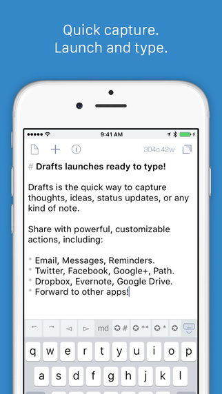 Drafts App