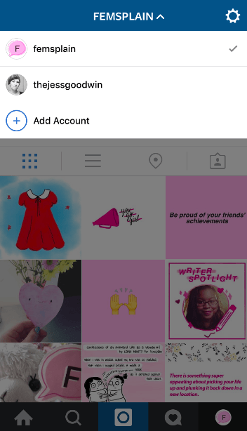 Multiple Instagram Accounts - iOS