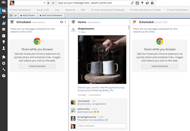 Hootsuite - Social Media Dashboard