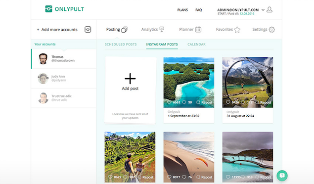 Onlypult - Desktop