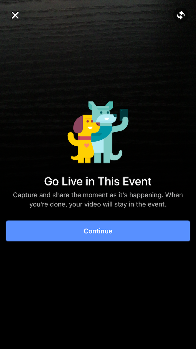 Facebook Live Video - Going Live