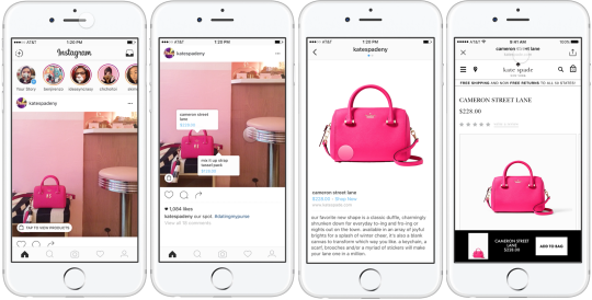 Shoppable Instagram product tags