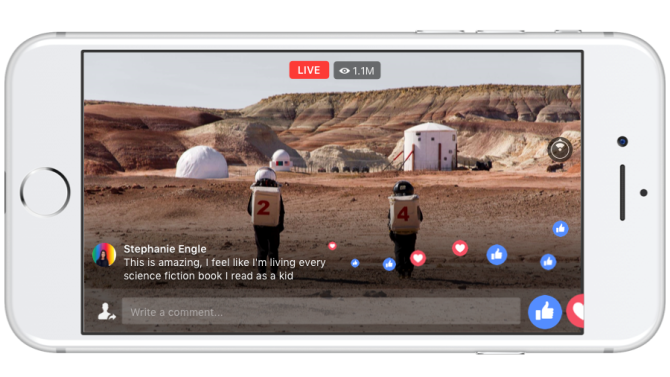 Facebook live 360 video - National Geographic