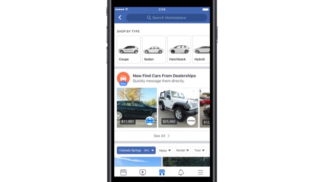 Facebook Marketplace - car buying