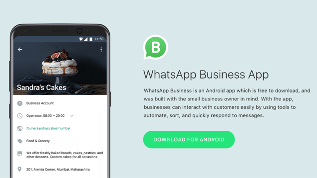 WhatsApp business app