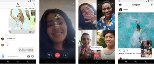 Video chat in Instagram Direct