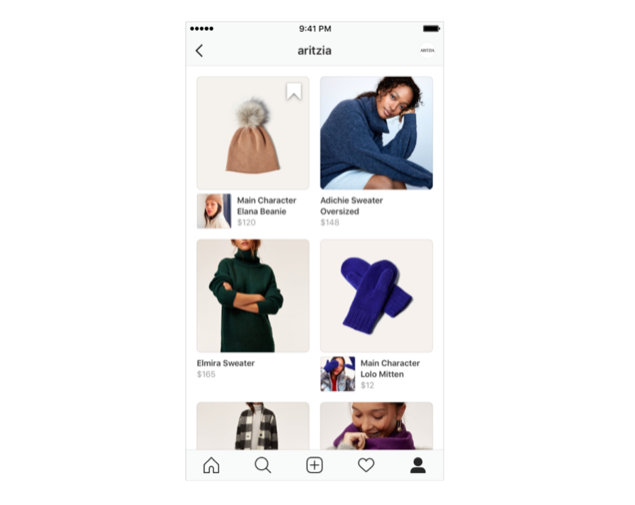 Shop on Instagram business profiles